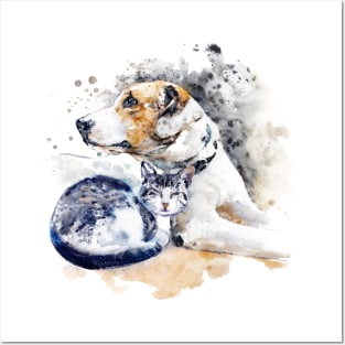 Cat and Dog Friendship Posters and Art